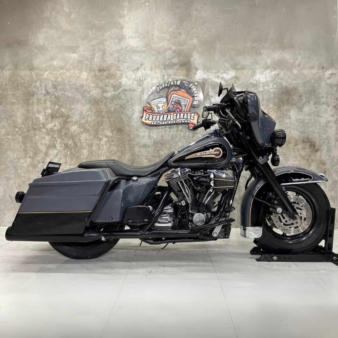 Harley Davidson Electra Glide 1988 สีเทาแรมโบ-004
