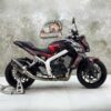 Honda Cb650f สีแดงล้อดำ-003