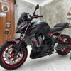 Honda cb650f สีดำล้อแดง-02