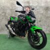 Kawasaki z400 Green-01