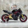 Kawazaki Er6n ปี 2015 สีดำล้อแดงโช๊คทอง-003
