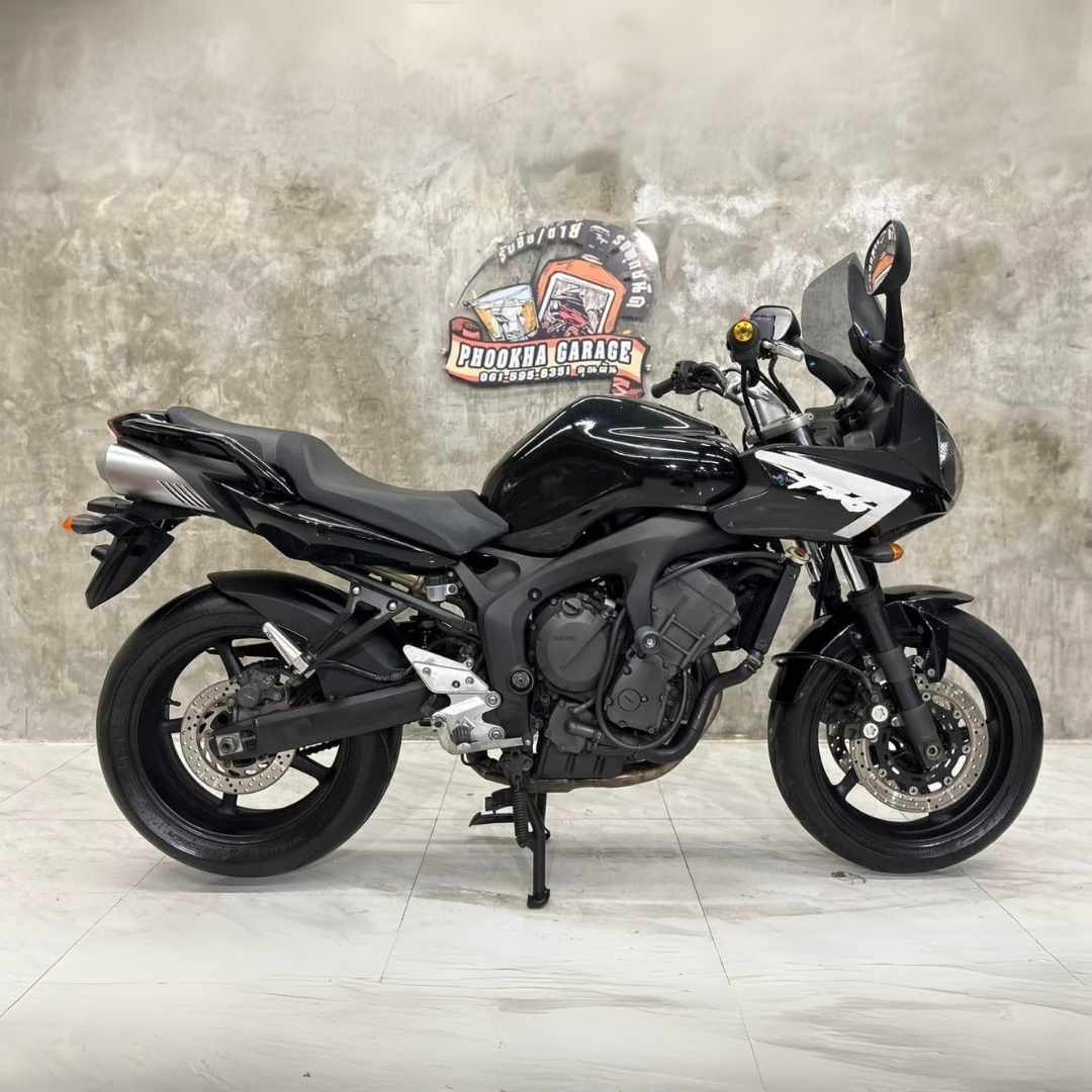 Yamaha FZ6 Fazer600cc ปี2008 แถบสีขาว-003