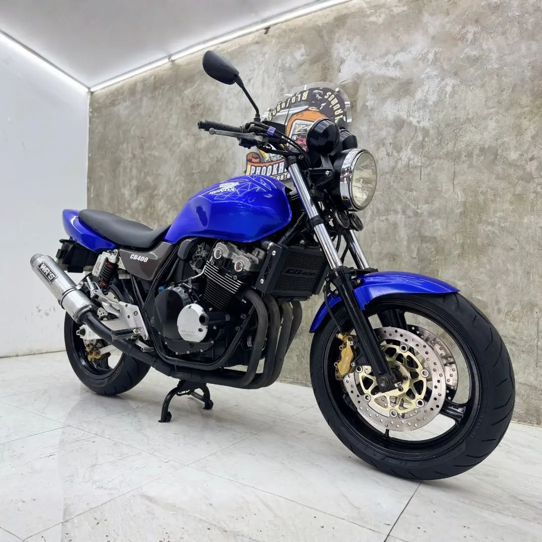 Honda CB400 Tec1 สีน้ำเงิน รถสภาพดี พร้อมใช้งาน