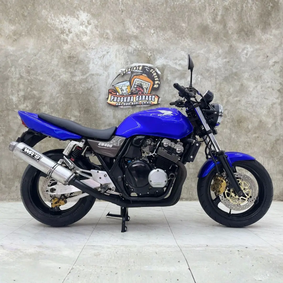 Honda CB400 Tec1 สีน้ำเงิน รถสภาพดี พร้อมใช้งาน