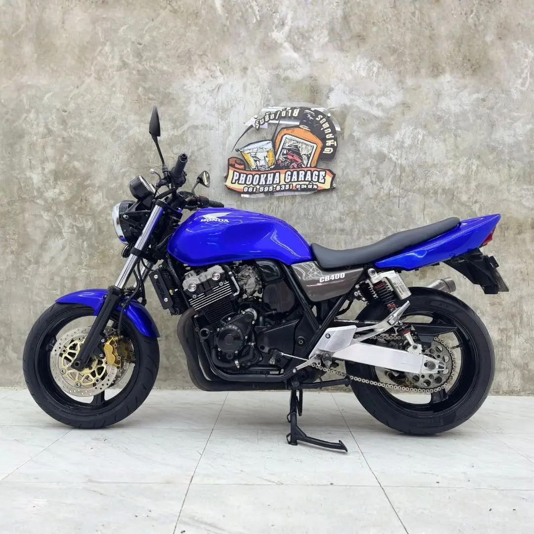 Honda CB400 Tec1 สีน้ำเงิน รถสภาพดี พร้อมใช้งาน