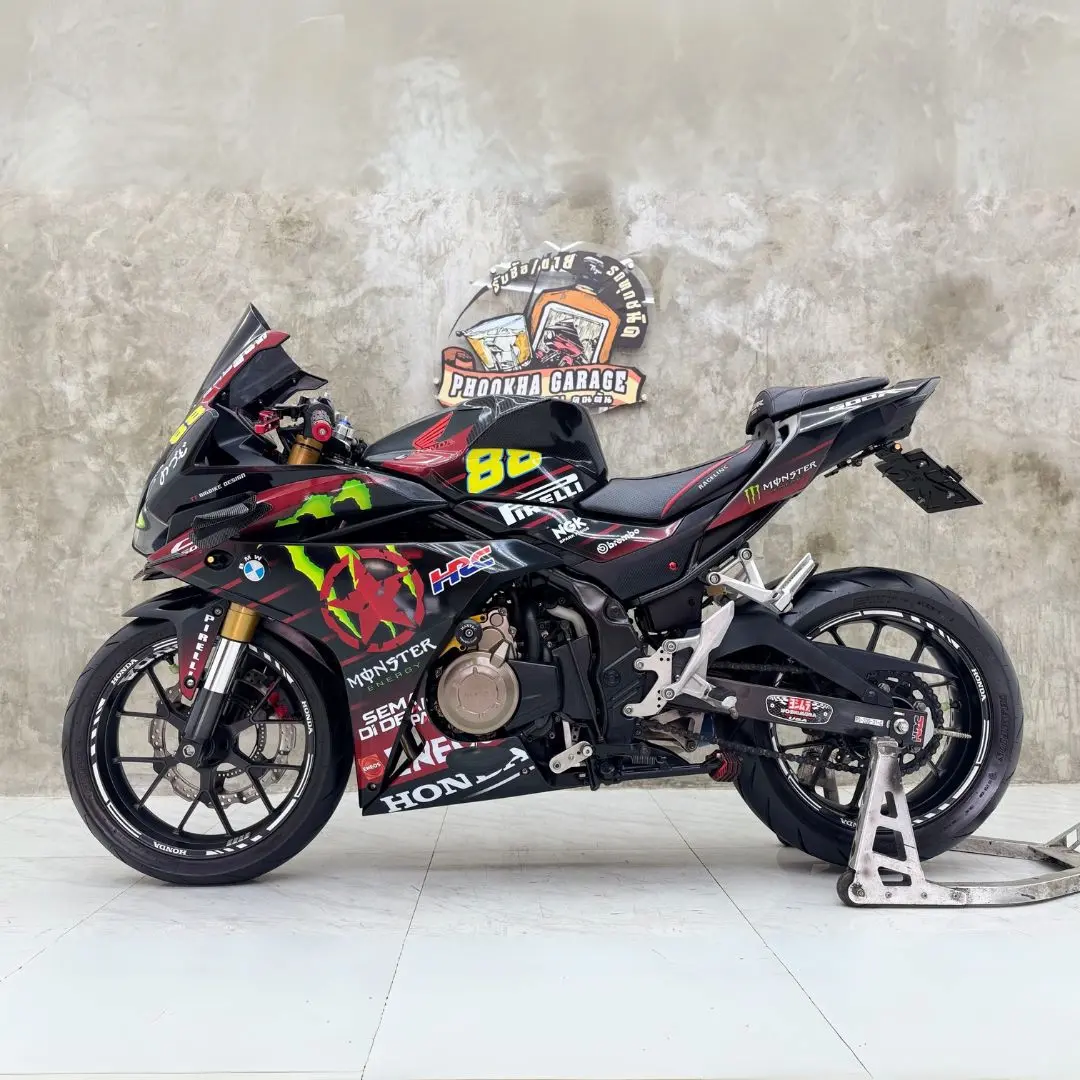 Honda Cbr500r สีดำลายสวย ราคา 79,000 บาท รถมือสองสภาพสวย