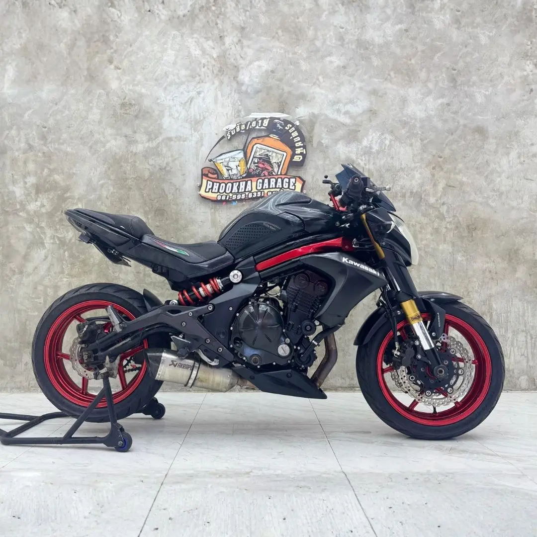 Kawasaki Er6n ดำแถบแดง ปี 2013 ราคา 54,900.-บาท พร้อมขับขี่ได้เลย