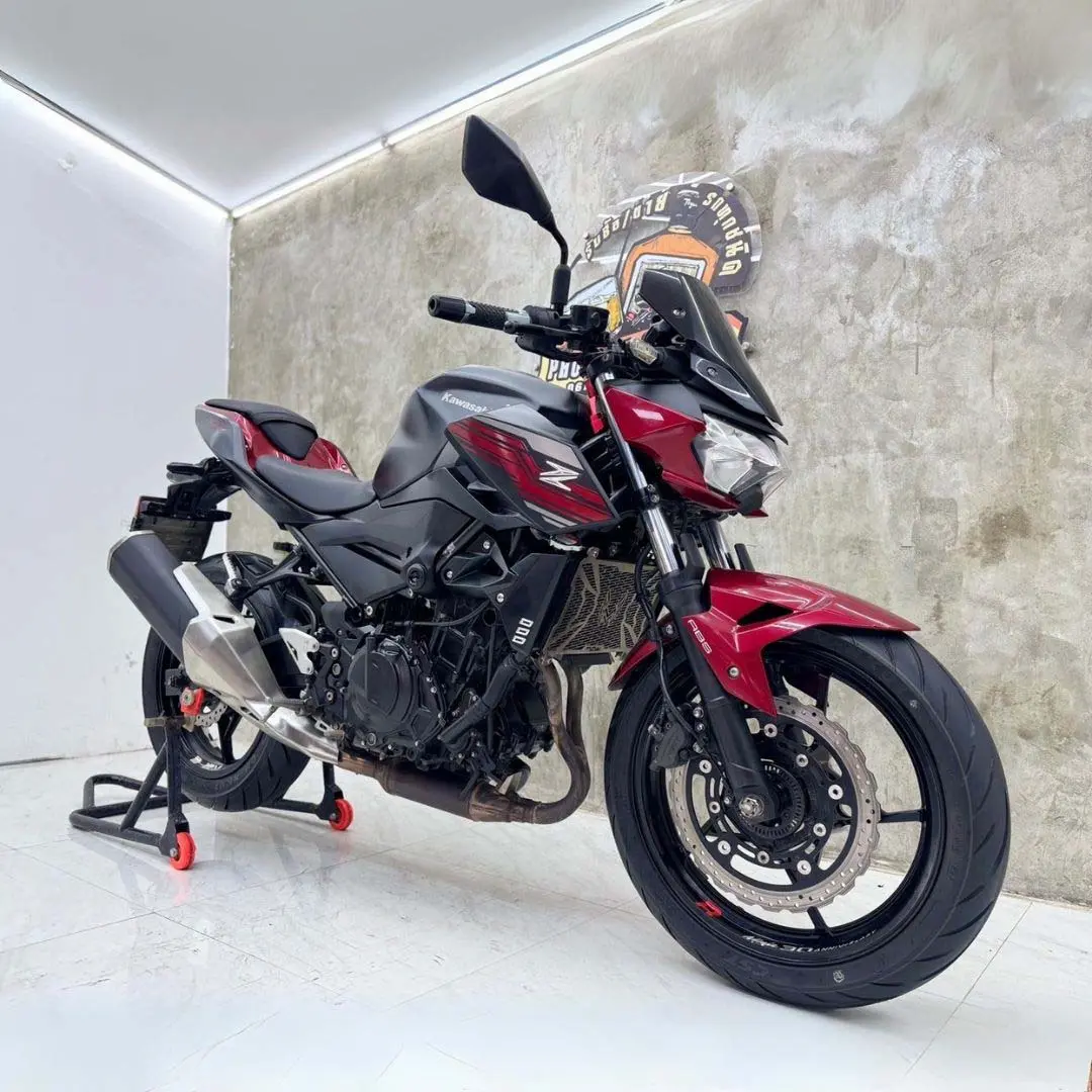 Kawasaki Z400 ปี 2019 สีดำแดง ราคา 99,000 บาท