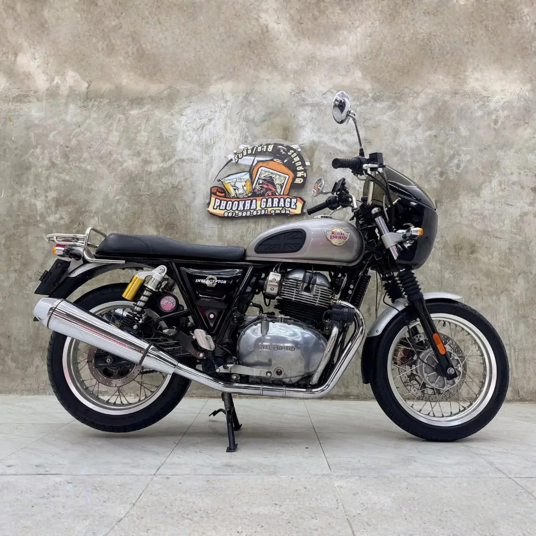 Royal Enfeild Intercep 650 สีเทาดำ ปี 2021 ออกรถเพียง 5,900 บาท