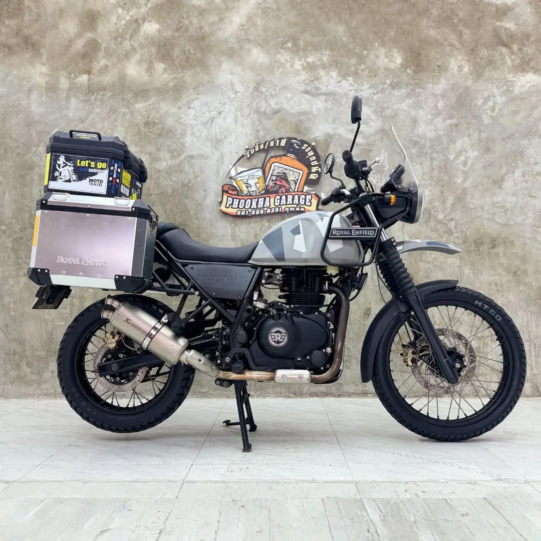 Royal Enfield Himalayan เทาขาว รถปี 2018 ราคาเงินสด 89,000.-บาท