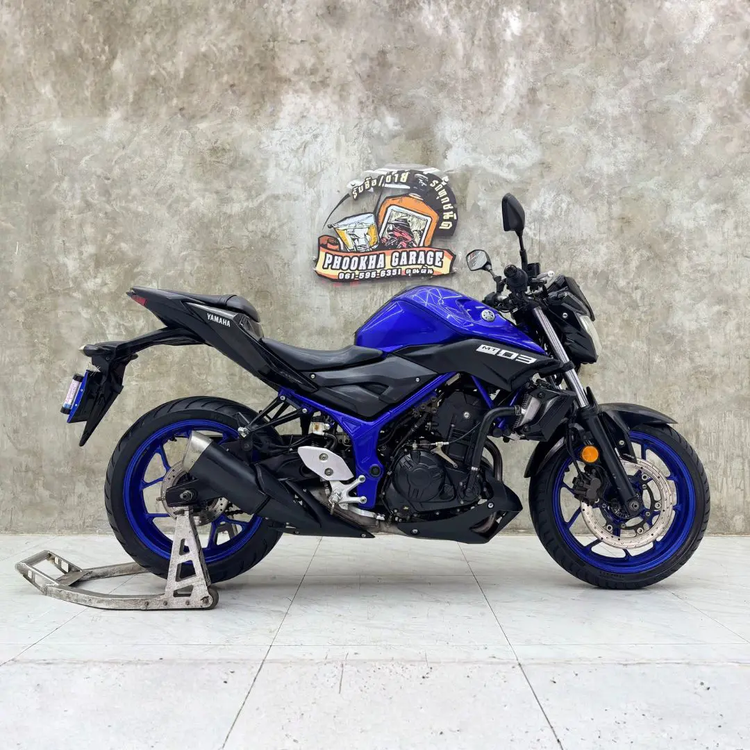 Yamaha Mt03 สีน้ำเงิน ปี 2019 ราคา 79,000บาท